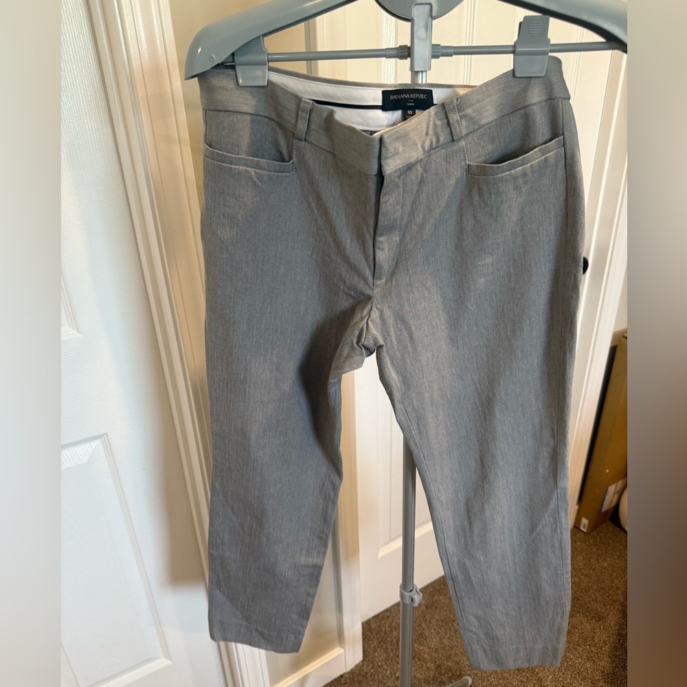 BR Sloan Fit Light Gray Chinos EUC